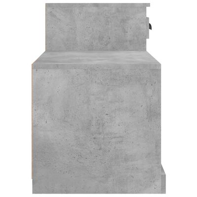 vidaXL Mueble zapatero madera contrachapada gris hormigón 100x42x60 cm