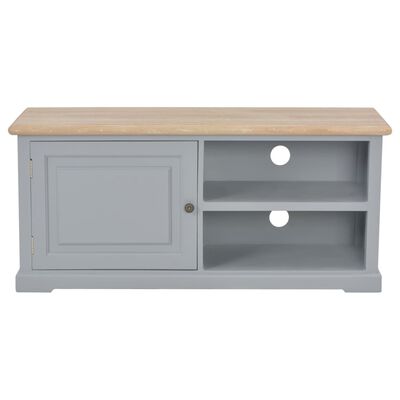 vidaXL Mueble para TV de madera gris 90x30x40 cm