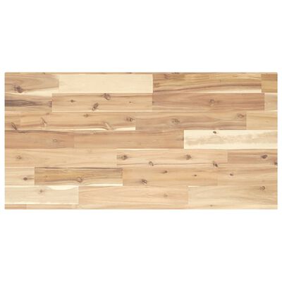 vidaXL Estantes flotantes 4 uds madera acacia sin tratar 60x40x2 cm