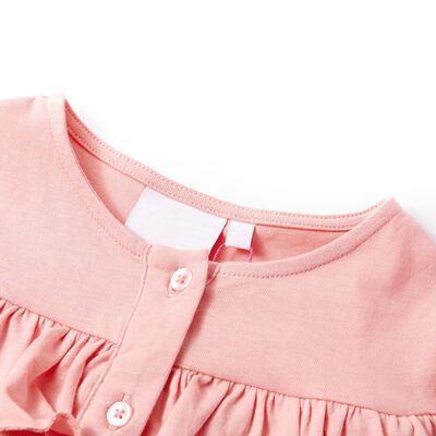 Camiseta infantil rosa 92