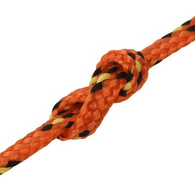 vidaXL Cuerda de barco polipropileno naranja 2 mm 25 m