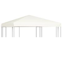 vidaXL Toldo de cenador 310 g/m² 3x3 m blanco crema