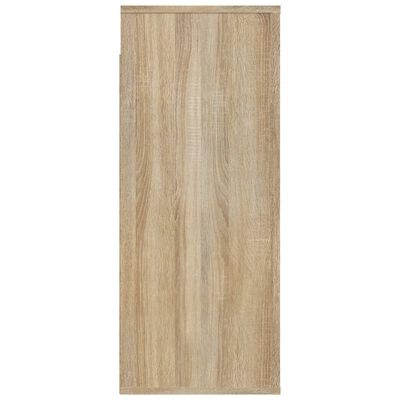 vidaXL Armario de pared madera contrachapada roble sonoma 80x33x80 cm