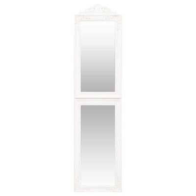 vidaXL Espejo de pie blanco 45x180 cm