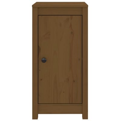 vidaXL Aparador de madera maciza de pino marrón miel 39x35x80 cm