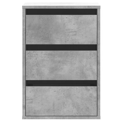 vidaXL Cajonera de esquina madera ingeniería gris hormigón 40x41x58 cm