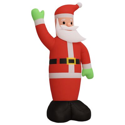 vidaXL Papá Noel inflable de Navidad con LED 1000 cm