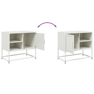 vidaXL Mueble para TV de acero verde oliva 100,5x39x60,5 cm