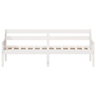 vidaXL Sofá cama sin colchón madera maciza de pino blanco 90x200 cm