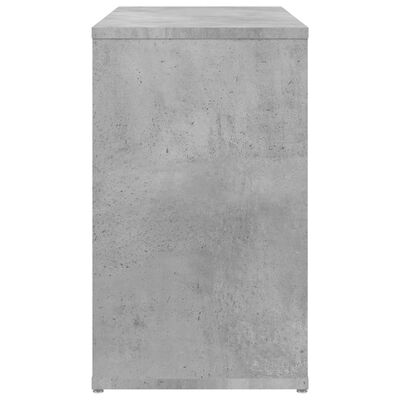 vidaXL Armario auxiliar madera contrachapada gris hormigón 60x30x50 cm