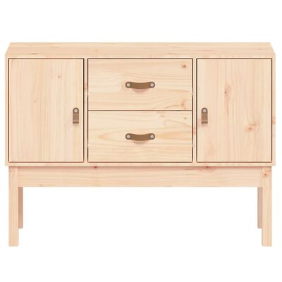 vidaXL Aparador de madera maciza de pino 110x40x78 cm