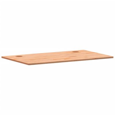 vidaXL Tablero de escritorio madera maciza de haya 100x60x1,5 cm