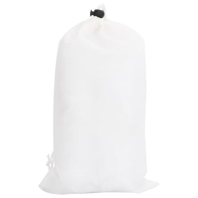 vidaXL Red de camuflaje con bolsa de almacenamiento blanco 614x581 cm