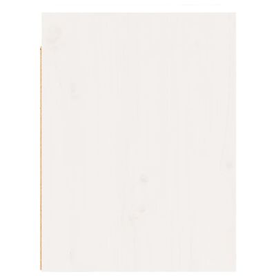 vidaXL Armario de pared 2 uds madera maciza de pino blanco 30x30x40 cm