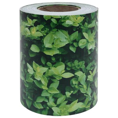 vidaXL Panel de valla de PVC verde 35x0,19 m