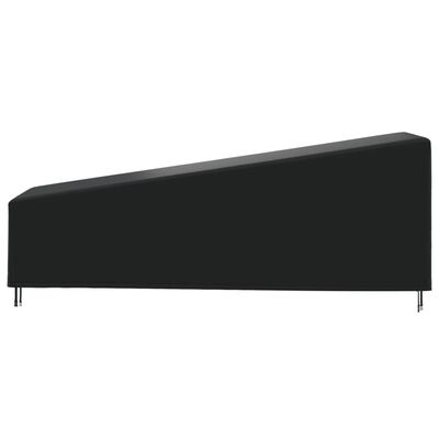 vidaXL Cubierta para tumbona Oxford 420D negro 210x80x45/75 cm