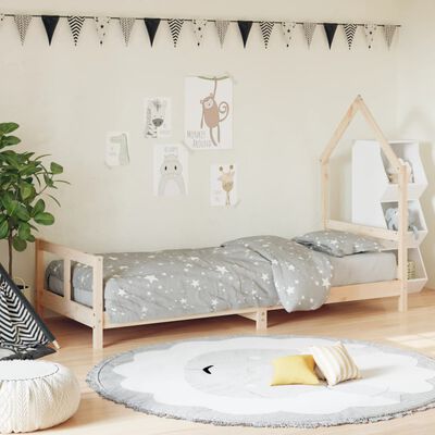 vidaXL Estructura de cama para niños madera maciza de pino 80x200 cm