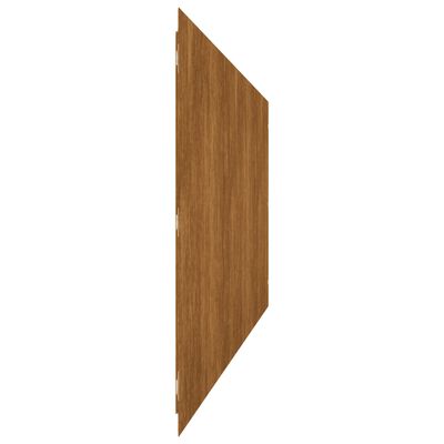 vidaXL Bordes de césped acero corten flexible 10 piezas 25x103 cm