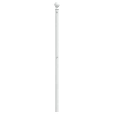 vidaXL Cabecero de metal blanco 200 cm