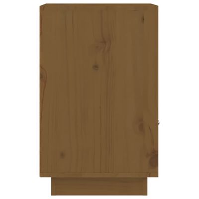 vidaXL Mesitas de noche 2 uds madera de pino marrón miel 40x34x55 cm