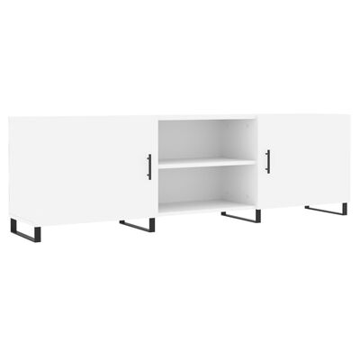 vidaXL Mueble para TV madera de ingeniería blanco 150x30x50 cm