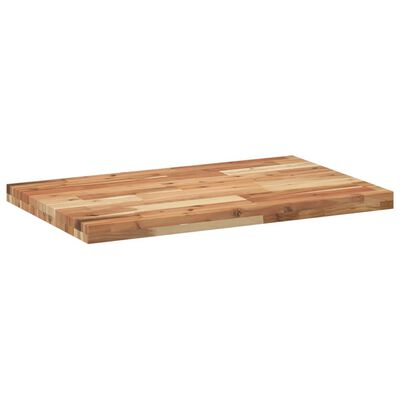 vidaXL Encimera tocador baño madera acacia acabado aceite 120x50x4 cm