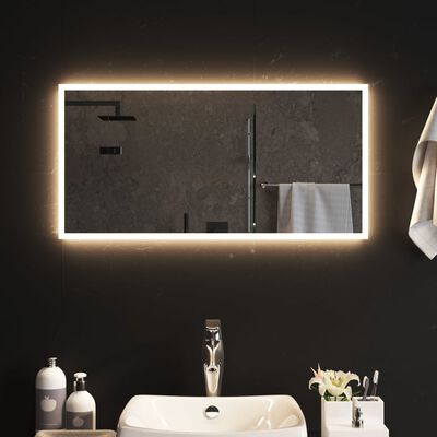 vidaXL Espejo de baño con LED 80x40 cm