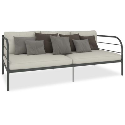 vidaXL Estructura de cama sin colchón metal blanco 90x200 cm