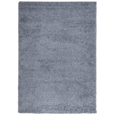 vidaXL Alfombra peluda de pelo largo moderna PAMPLONA azul 160x230 cm