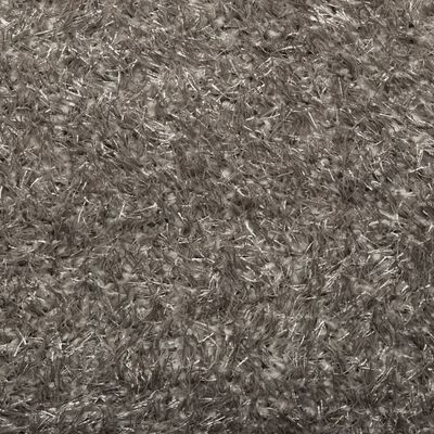 vidaXL Alfombra pelo largo aspecto brillante ISTAN gris 100x200 cm