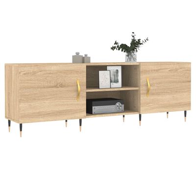 vidaXL Mueble para TV madera de ingeniería roble Sonoma 150x30x50 cm