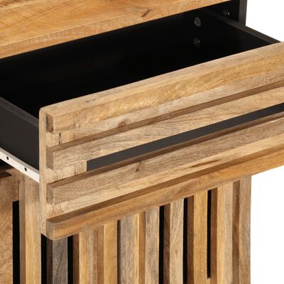 vidaXL Mesita de noche madera maciza de acacia 50x34x60 cm