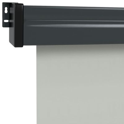 VidaXL Toldo lateral de balcón negro 165x250 cm