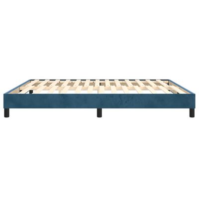 vidaXL Estructura de cama de terciopelo azul 180x200 cm