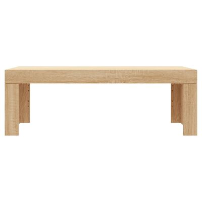 vidaXL Mesa de centro madera de ingeniería roble Sonoma 102x50x36 cm