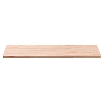 vidaXL Encimera de baño madera maciza de haya 60x40x1,5 cm