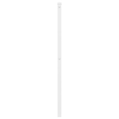 vidaXL Cabecero de metal blanco 80 cm