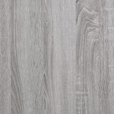 vidaXL Mesitas de noche 2 uds madera contrachapada gris 40x42x60 cm