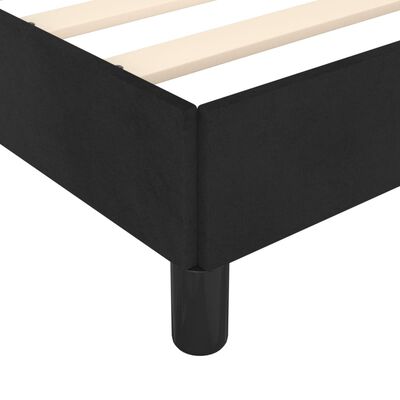 vidaXL Estructura de cama sin colchón terciopelo negro 120x200 cm