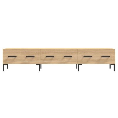 vidaXL Mueble de TV madera de ingeniería roble Sonoma 150x36x30 cm