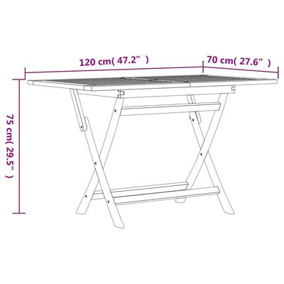 vidaXL Juego de comedor para jardín 5 piezas madera maciza de teca