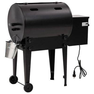 vidaXL Barbacoa de pellets hierro negro 94 cm