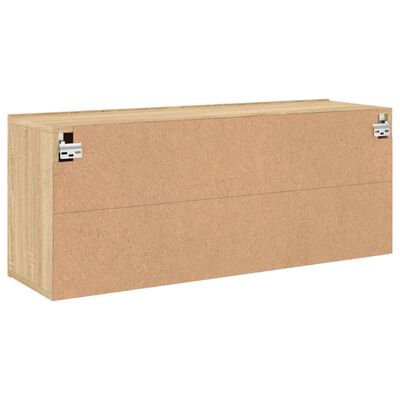 vidaXL Mueble para TV de pared roble Sonoma 100x30x41 cm