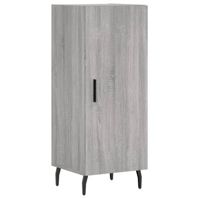 vidaXL Aparador alto madera contrachapada gris Sonoma 34,5x34x180 cm