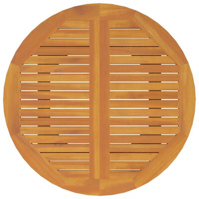 vidaXL Juego de comedor de jardín 5 piezas madera maciza de acacia