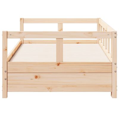 vidaXL Sofá cama sin colchón madera maciza de pino 80x200 cm