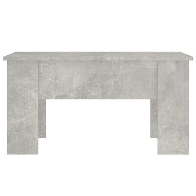 vidaXL Mesa de centro madera de ingeniería gris hormigón 79x49x41 cm