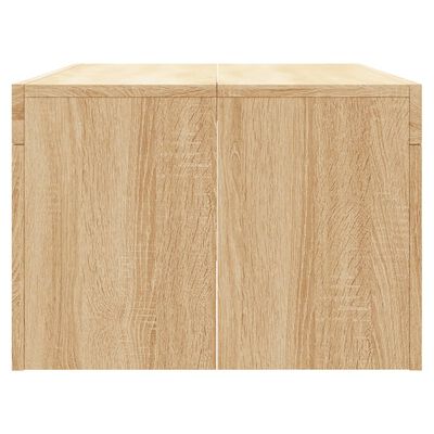 vidaXL Mesa de centro madera de ingeniería roble Sonoma 102x50x36 cm