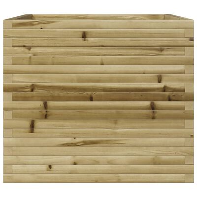 vidaXL Jardinera madera de pino impregnada 80x80x68,5 cm