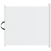 vidaXL Puerta retráctil para mascotas blanca 117,5x125 cm